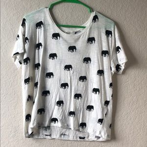 White elephant tee